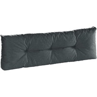 sleepling Palettenkissen Bodyprotect - Palettenkissen, hochwertiger Möbelstoff grau|schwarz Rückenkissen 120 x 40 cm