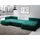 GRAINGOLD Ecksofa U-Form Ardi U - Ecksofa mit Schlaffunktion, Bettkasten - Wohnlandschaft, Wohnzimmer Sofa - Eckcouch Dunkelblau (Monolith 77) - Dunkelblau