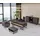 xl moebel gmbh Xlmoebel Büromöbel-Set Eckschreibtisch mit Schrank und Couchtisch in modernem Design, (3-tlg., Set 3 tlg (Eckschreibtisch + Couchtisch + Büroschrank), Hergestellt in Europa schwarz
