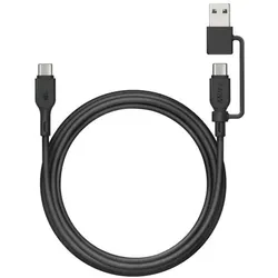 GP 240W Lade- & Sync Kabel USB-A auf USB-C und USB-A