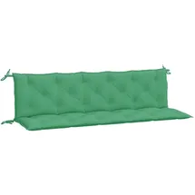 vidaXL Bankauflage 180 x 50 x 7 cm grün 2 St.