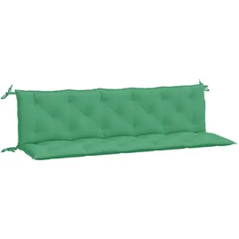 vidaXL Bankauflage 180 x 50 x 7 cm grün 2 St.