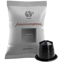 N.100 Kapseln Lollo Coffee Passion Espresso Blend Silber Kompatibel Mit M