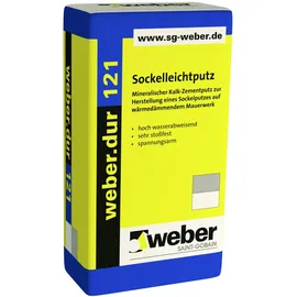 Saint-Gobain Weber GmbH weber.dur 121 Sockelleichtputz 1 mm 30 kg