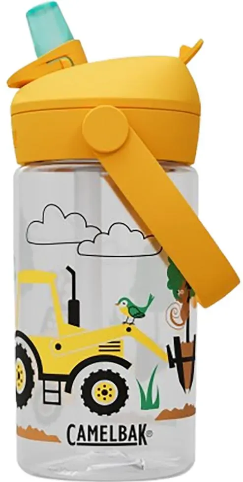 Camelbak Kinder 0,4 Liter Thrive Flip Straw Trinkflasche - STK - tractors and trees