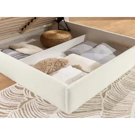 Mirjan24 Polsterbett Braun, Textil, Rechteckig, 140x200 cm, Schlafzimmer, Betten, Polsterbetten