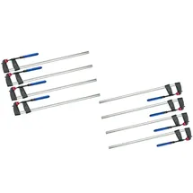Vago-Tools 8x Schraubzwinge 250 x 50 mm Leimzwinge Klemmzwinge Einhandzwinge