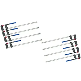 Vago-Tools 8x Schraubzwinge 250 x 50 mm Leimzwinge Klemmzwinge Einhandzwinge