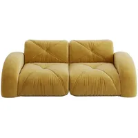 Urban Meuble 2-Sitzer, Gelb, Textil, 204x76x95 cm, Wohnzimmer, Sofas & Couches, Sofas, 2-Sitzer Sofas