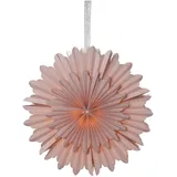 Star Trading Papierstern Crystal Innenbereich rosa
