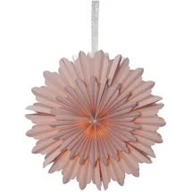 Star Trading Papierstern Crystal Innenbereich rosa