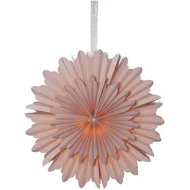 Star Trading Papierstern Crystal Innenbereich rosa