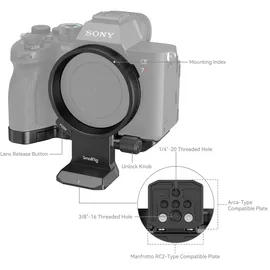 SmallRig 4148 Drehbares Horizontal- Vertikal Montageplatten-Kit