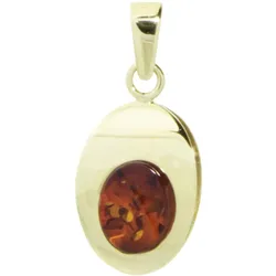 Ketten-Anhänger OSTSEE-SCHMUCK "Ostsee-Schmuck Anhänger Jessie Anhänger Jessie", gelb, Schmuckanhänger, Damen, 25 x 11mm, Gelbgold 333, 1.1 g