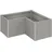 Belvedere Mini L100 102 x 102 x 45 cm quarzgrau-metallic