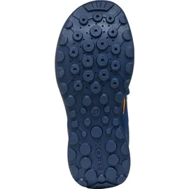 GEOX Vaniett Boy C Sandal, Navy/Orange, 38 EU