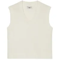 Marc O'Polo V-Ausschnitt-Pullover Weiß M