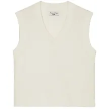 Marc O'Polo V-Ausschnitt-Pullover Weiß M