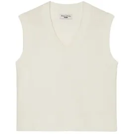 Marc O'Polo V-Ausschnitt-Pullover Weiß M