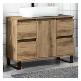 vidaXL Waschbeckenunterschrank Artisan-Eiche 80x33x60 cm Holzwerkstoff