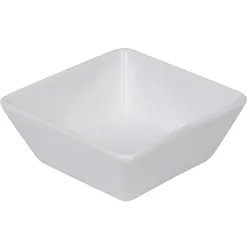 METRO Professional Tapasschale Vilo, Porzellan, 8 x 8 cm, eckig, weiß, 6 Stück