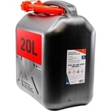 KOVA® 1x Benzinkanister 20L SCHWARZ Dieselkanister Reservekanister Kraftstoffkanister 20 Liter Wasserkanister für Benzin Diesel Wasser AdBlue Auswahl: 5 10 10L ltr 5L 20-Liter-Kanister & Außgießer