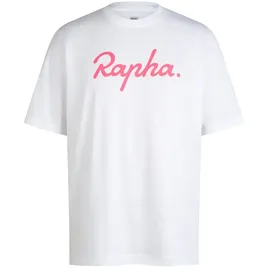 Rapha Cotton Large Logo Weiß/Pink S
