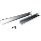 Roline Gleitschienen Set tiefenvariabel Stahl 500 bis 750mm Silber