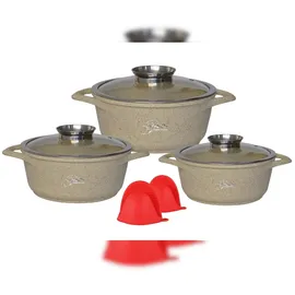 Cheffinger Kochgeschirr Topf-Set 6-tlg. Kochtopf