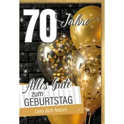 Geburtstagskarte Zahl  70 525470   Bild