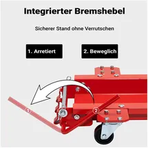 XPOtool Rangierschiene Motorrad Metall bis 570 kg
