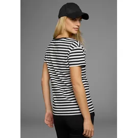 AJC T-Shirt in weiß-schwarz-gestreift | Gr.: 36/38