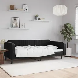 vidaXL Tagesbett 100 x 200 cm schwarz