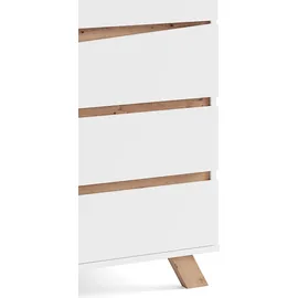 byLIVING Sekretär VALENTIN Breite 120 cm, weiß/Artisan Eiche Eiche-Optik