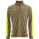 New Wave Evolve 2.0 Contrast Half Zip - braun XS