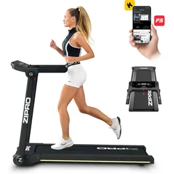 Laufband Zipro Pacto 125 x 45 cm, 16 km/h, mit FitShow, Kinomap, Bluetooth EINHEITSGRÖSSE