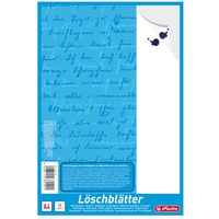 Herlitz 382408 Löschblattblock A4, 10 Blatt mehrfarbig