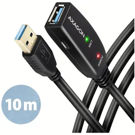 AXAGON USB-Kabel USB 3.2 Gen1 USB-A Buchse, USB-A Stecker 10m ADR-310