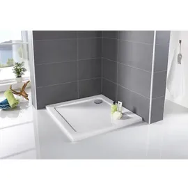 SANOTECHNIK Eckduschwanne BxT: 80 x 80 cm, weiß B:80cm H:5,5cm T:80cm, Duschwannen, LxBxH: 80x80x5,5cm