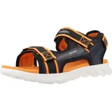 GEOX Herren J AIRADYUM BO Sandal, Navy/ORANGE, 37 EU