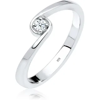 Elli DIAMONDS Ring Silber 58