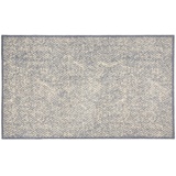 Esposa FUßMATTE, Braun, Weiß, Textil, rechteckig, 66x110 cm, rutschfest, für Fußbodenheizung geeignet, Teppiche , Böden, Fuß , Stufenmatten, Fußmatten