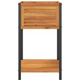 vidaXL Pflanzkübel mit Ablage 45 x 45 x 80 cm Braun