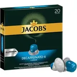 Jacobs Decaffeinato 6 Lungo 20 Kapseln, für Nespresso