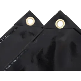 vidaXL Abdeckplane 4 x 4 m Schwarz