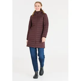 Whistler Wintermantel "Edge", Damen, Gr. 38, rot (dunkelrot), 100% Polyester, unifarben, normal, ohne Ausschnitt, Mäntel Wintermantel, mit wärmeisolierender Comfortemp-Wattierung