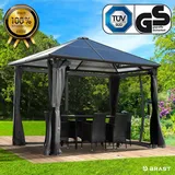 Brast Alu-Pavillon Summerdream 3 x 3 m grau
