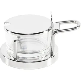 Alessi Käsedose rund silber 4,5 x 12 x 4,5 cm 0,2 l
