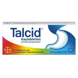 Talcid® Kautabletten schnell gegen Sodbrennen 50 St
