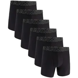 Under Armour Boxershorts unifarben schwarz 5XL 6er Pack